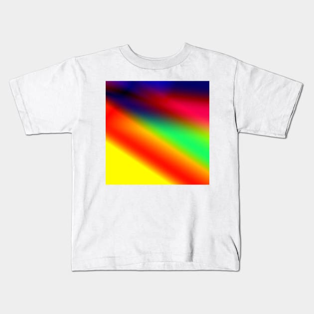 Red blue yellow abstract texture art Kids T-Shirt by Artistic_st